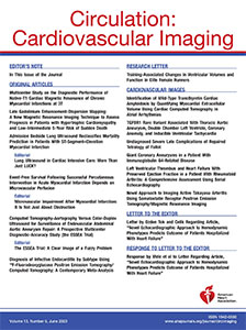 Circulation: Cardiovascular Imaging