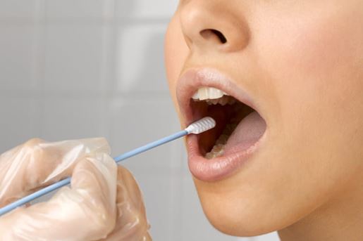 mouth swab test